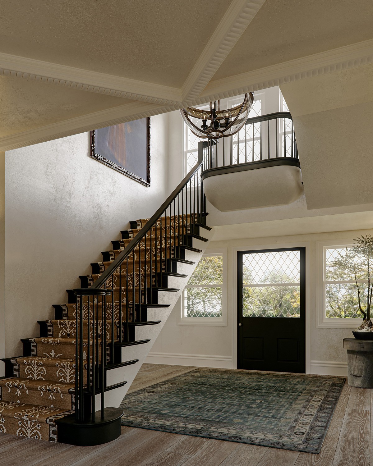 Stairs at main entrance
